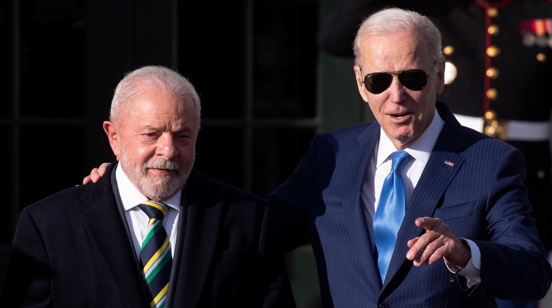 Ο πρόεδρος Λούλα και ο πρόεδρος Μπάιντεν