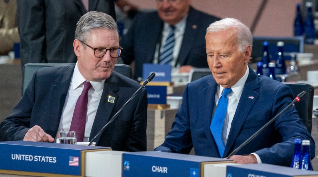 Κιρ Στάρμερ και Τζο Μπάιντεν