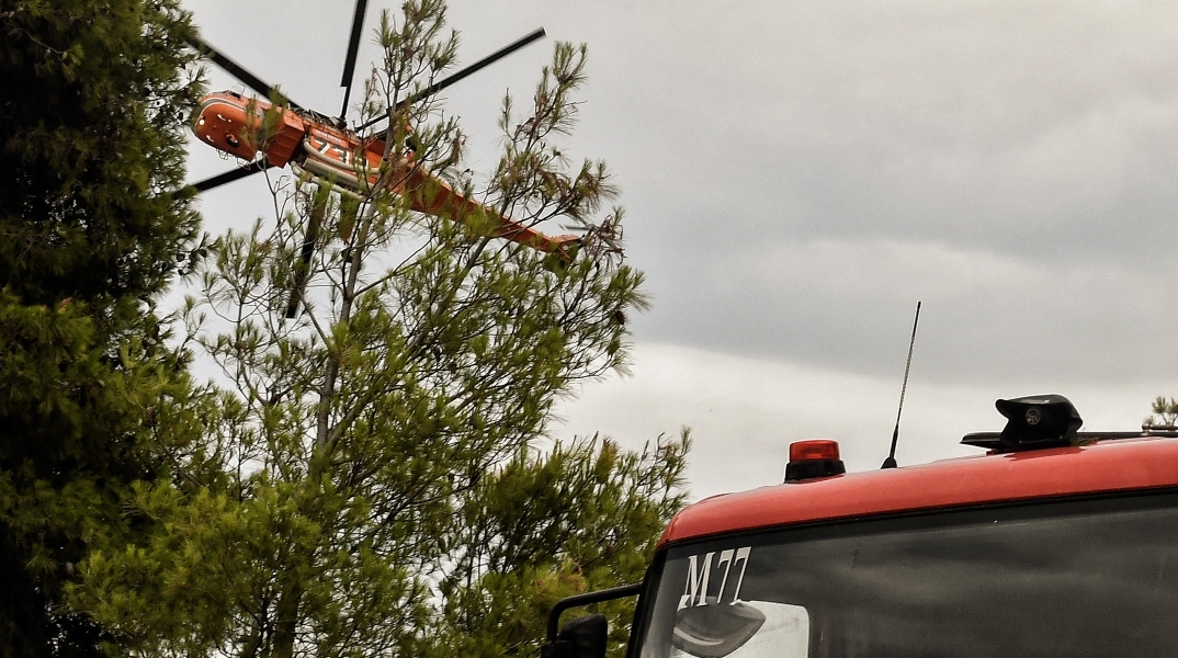 ελικοπτερο, πυροσβεστική δασος