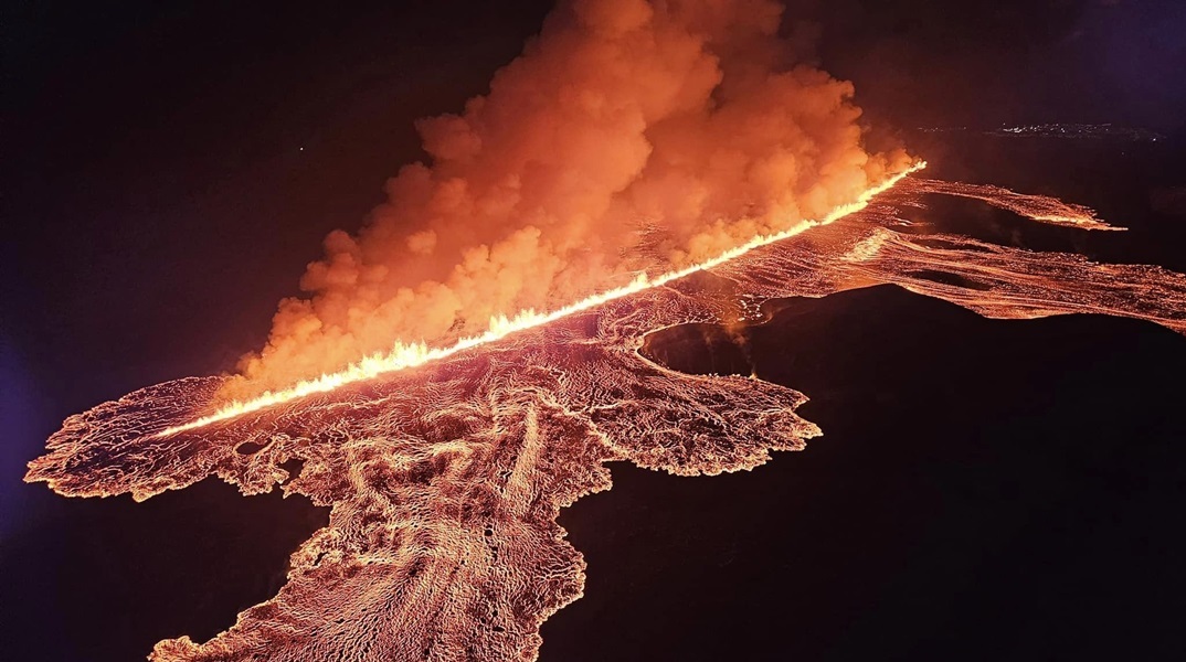 Ισλανδία: Φόβοι για ρύπανση από αέρια μετά τη νέα έκρηξη του ηφαιστείου