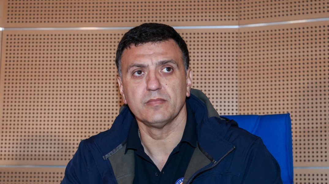 Ο υπουργός Κλιματικής Κρίσης και Πολιτικής Προστασίας, Βασίλης Κικίλιας