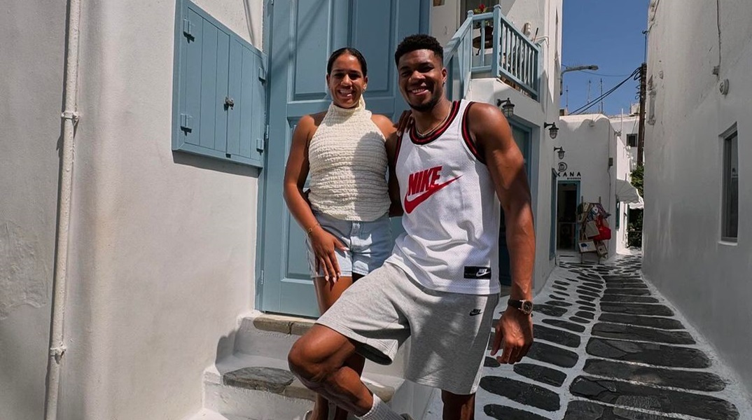 Γιάννης Αντετοκούνμπο: Διακοπές στη Μύκονο μαζί με τη σύζυγό του Μαράια
