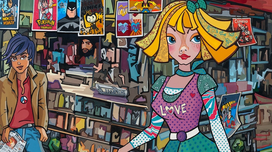 H Νατάσα Γκανά κι ο Ανδρέας Ψαράκος: Κοινή έκθεση στην Kapopoulos Fine Arts 