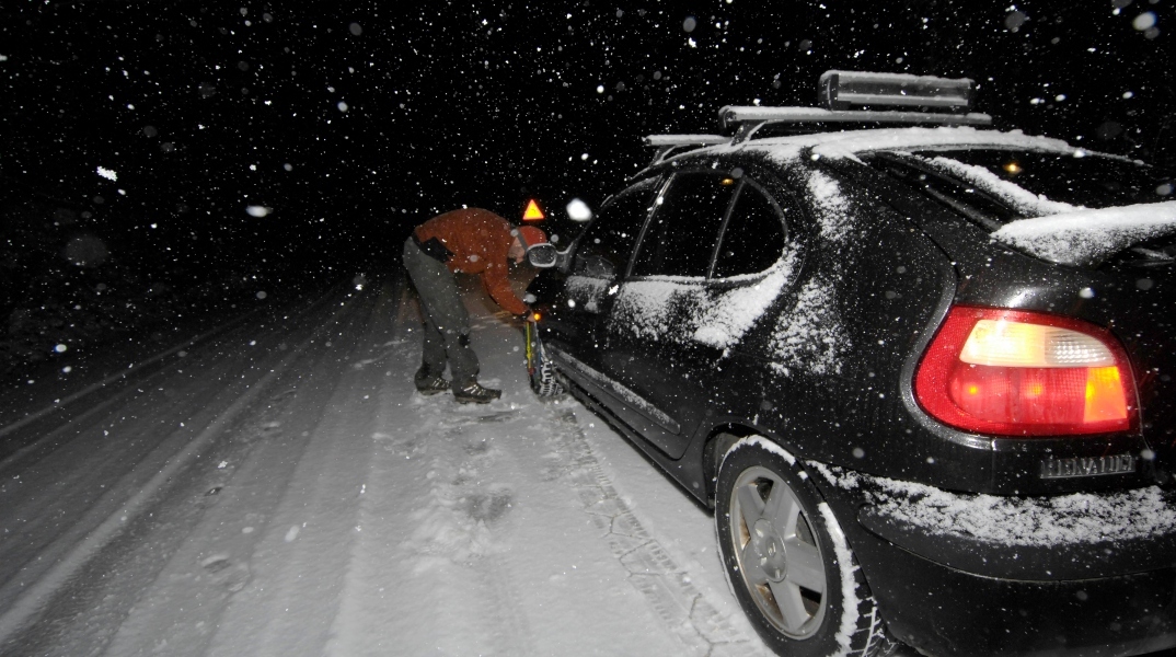 Οχήματα στα χιόνια