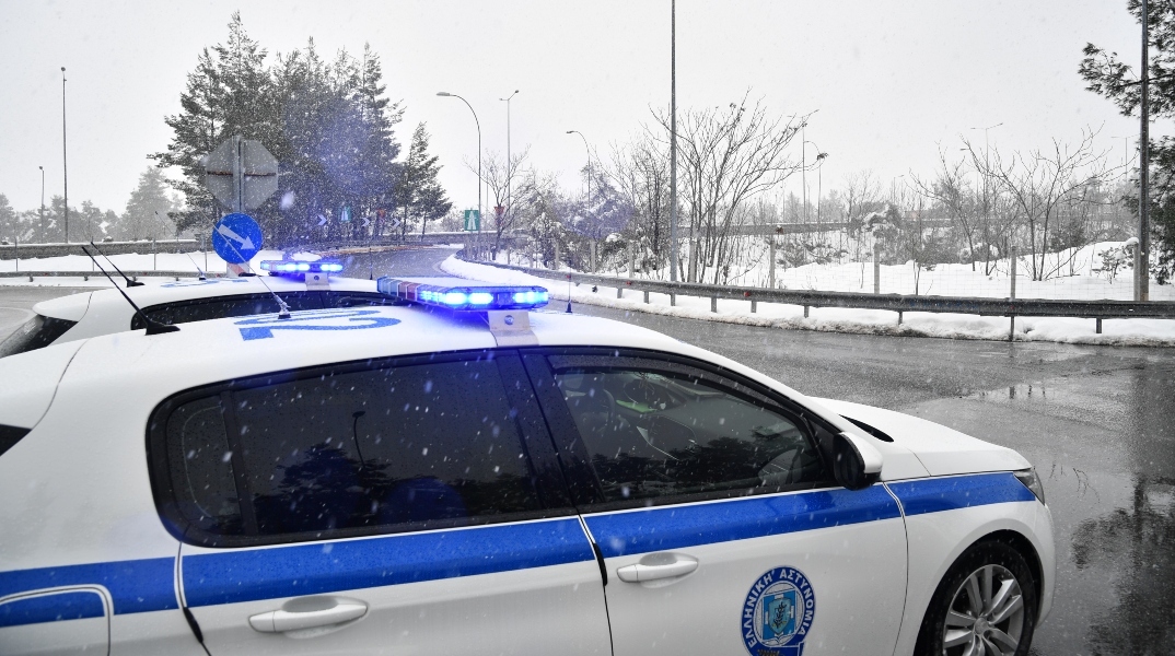 περιπολικο, χιονια