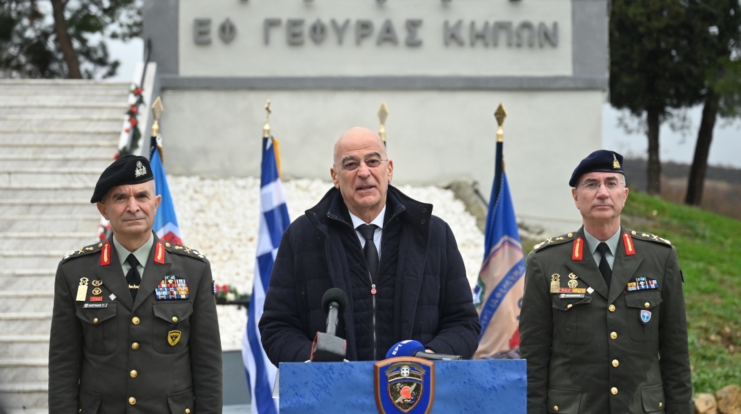 Ο Υπουργός Εθνικής Άμυνας, Νίκος Δένδιας