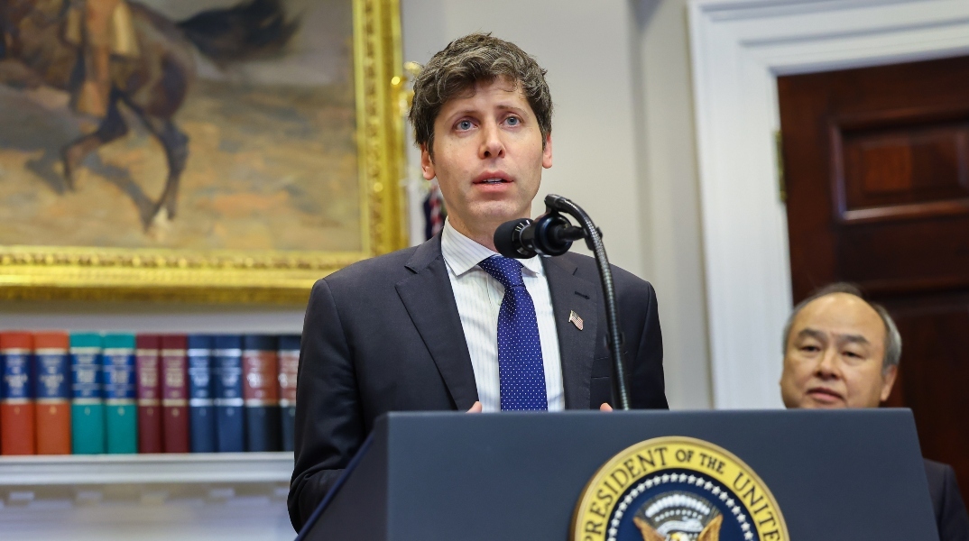 Ο Σαμ  Άλτμαν στον Λευκό Οίκο