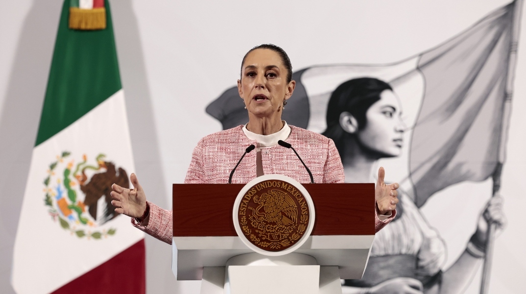Η πρόεδρός του Μεξικού, Κλαούντια Σέινμπαουμ.