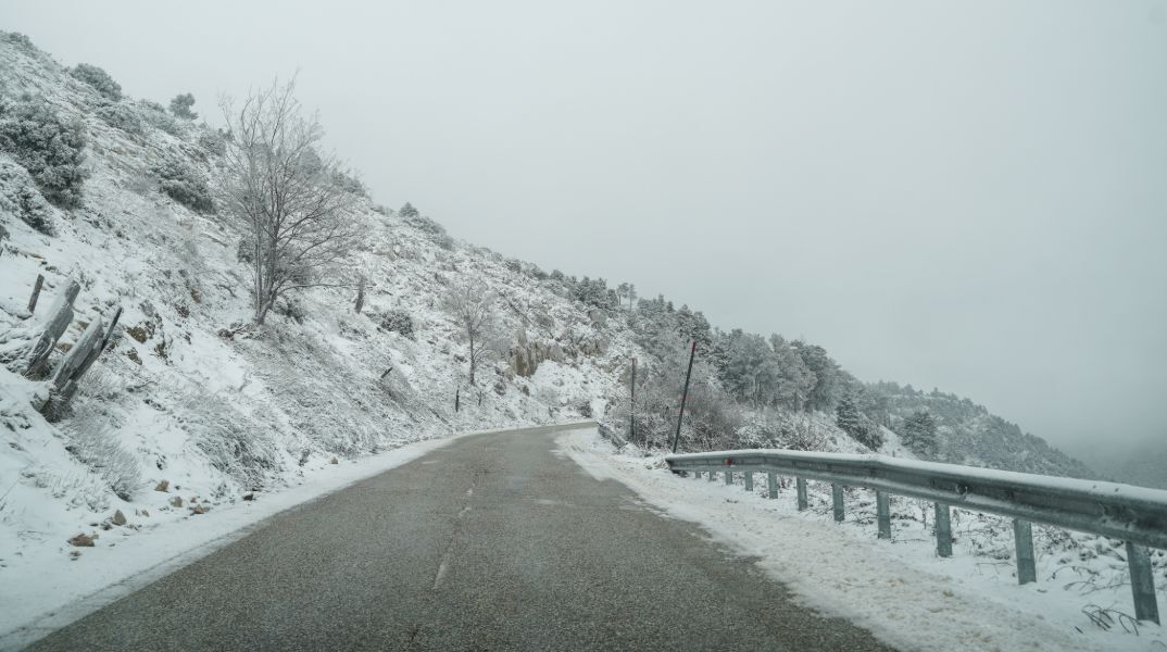 Κακοκαιρία Coral, Πάρνηθα 