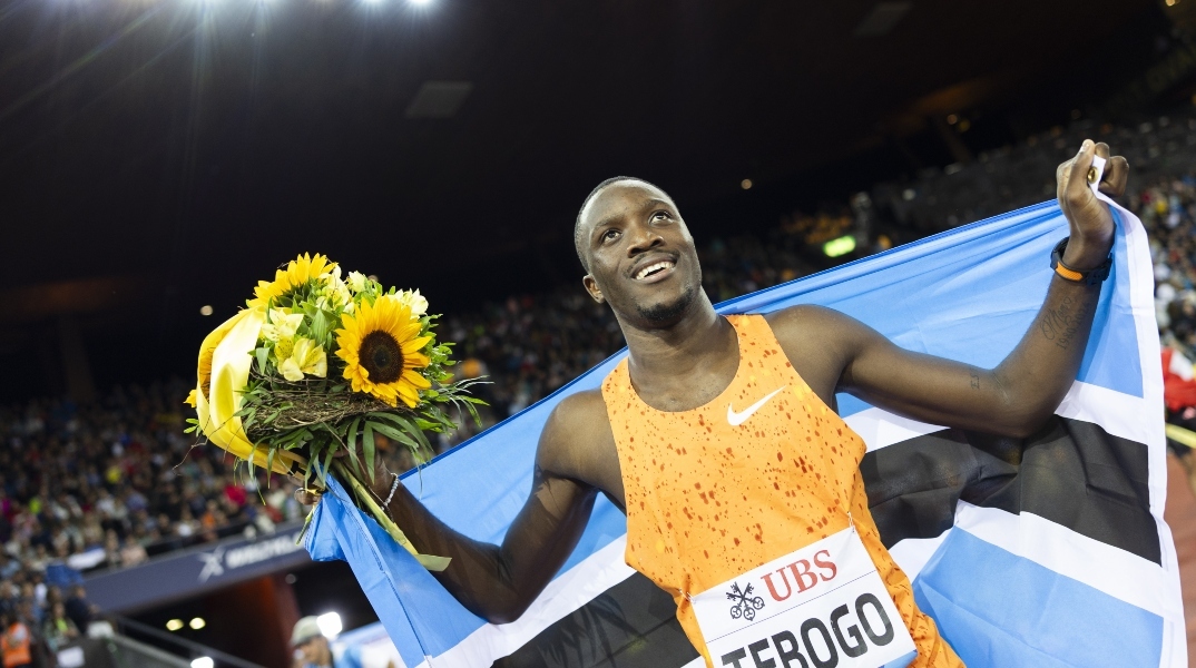 Ο χρυσός Ολυμπιονίκης Λετσίλε Τεμπόγκο