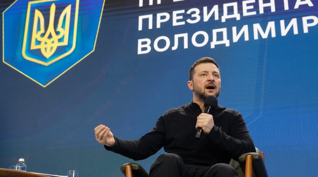 Ο πρόεδρος της Ουκρανίας, Βολοντίμιρ Ζελένσκι 