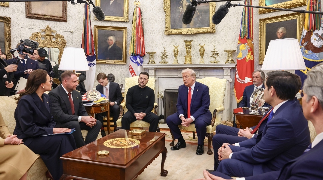 Ζελένσκι και Τραμπ στον Λευκό Οίκο