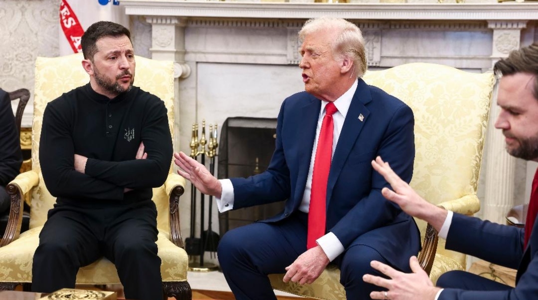 Ζελένσκι, Τραμπ και Βανς στον Λευκό Οίκο