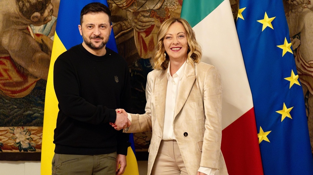 Συνάντηση Μελόνι-Ζελένσκι στο Λονδίνο: Τονίσθηκε και πάλι η στήριξη της Ιταλίας προς την Ουκρανία
