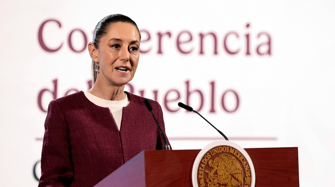 Η πρόεδρος του Μεξικού, Κλαούντια Σεϊνμπάουμ