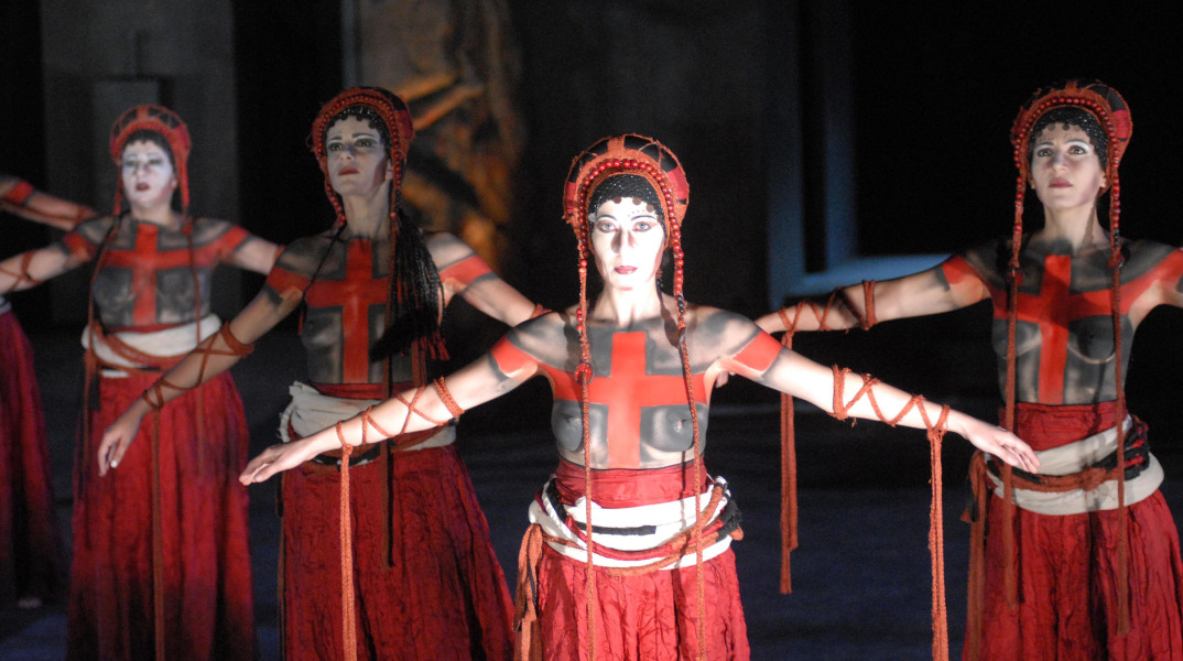 Ιφιγένεια εν Ταύροις του Ευριπίδη στο Αρχαίο θέατρο της Επιδαύρου από τον Θεατρικό Οργανισμό Κύπρου στα πλαίσια του Ελληνικού Φεστιβάλ Αθηνών, Σάββατο 4 Αυγούστου 2007