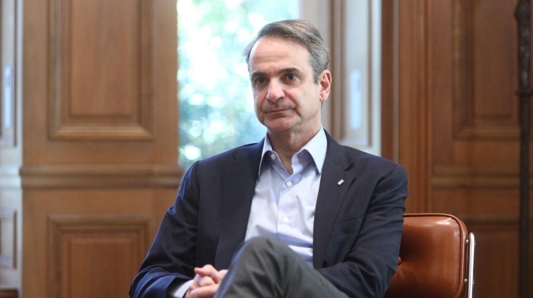 Ο Πρωθυπουργός Κυριάκος Μητσοτάκης 