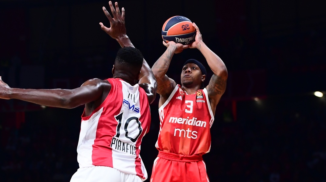 Ολυμπιακός-Ερυθρός Αστέρας 73-81: Άλμα εξάδας για τους Σέρβους στο ΣΕΦ