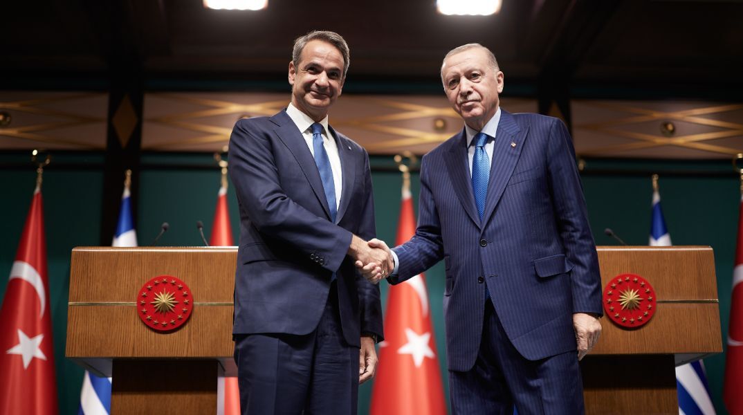 Συνάντηση Κυριάκου Μητσοτάκη και Ρετζέπ Ταγίπ Ερντογάν