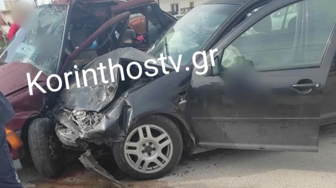 Νεκρός ένας 80χρονος σε τροχαίο στην Κόρινθο - Τραυματίες η σύζυγος και το εγγονάκι τους