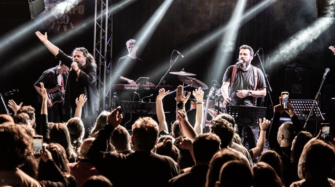 Ο Δημήτης Μητσοτάκης και ο Σπύρος Γραμμένος στο Κύτταρο