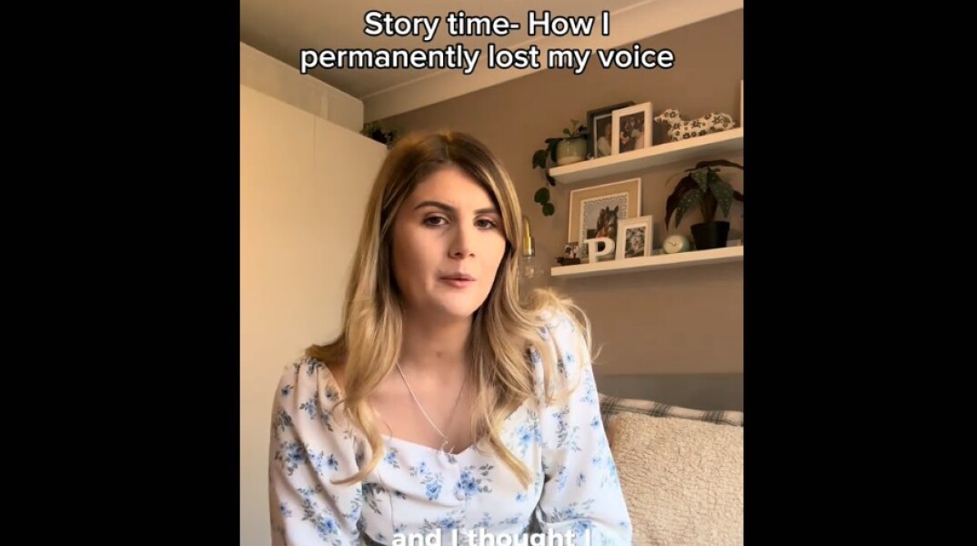23χρονη με παράλυση φωνητικής χορδής ψάχνει στο TikTok άτομα με την ίδια σπάνια πάθηση