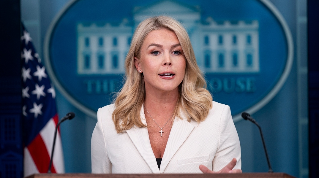 Η εκπρόσωπος του Λευκού Οίκου Κάρολαϊν Λέβιτ