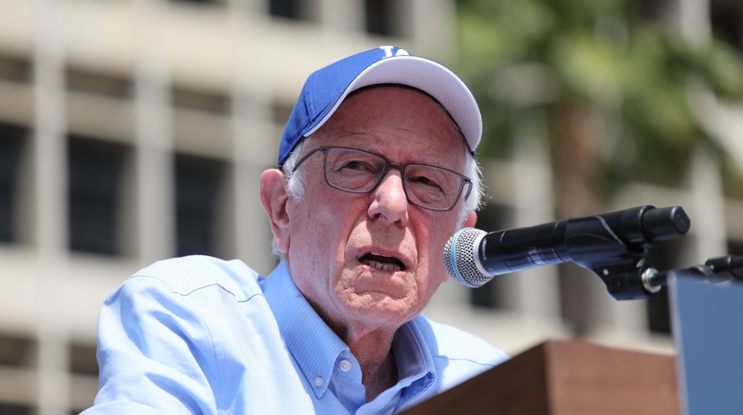 Ο Αμερικανός γερουσιαστής από το Βερμόντ, Μπέρνι Σάντερς 