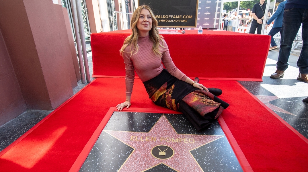 Η Έλεν Πομπέο στη Λεωφόρο της Δόξας στο Χόλιγουντ