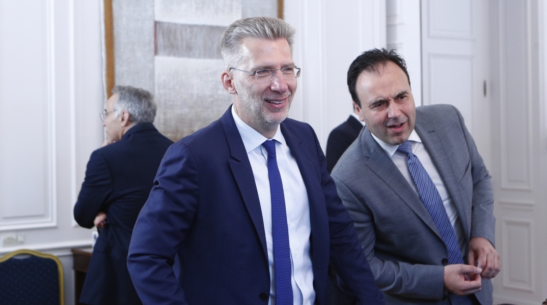 Ο Υπουργός Επικρατείας Άκης Σκέρτσος 