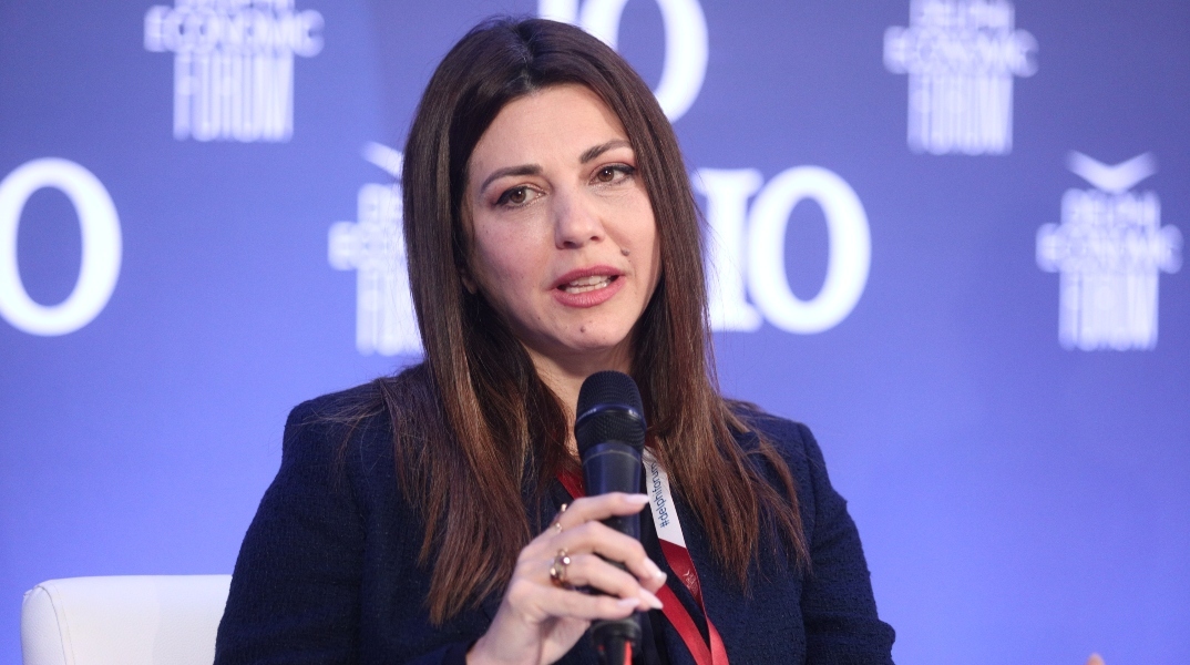 Η υπουργός Παιδείας, Σοφία Ζαχαράκη 