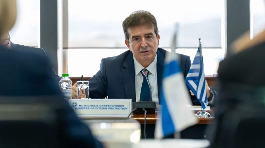 Ο υπουργός Προστασίας του Πολίτη Μιχάλης Χρυσοχοΐδης