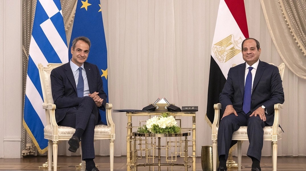Κυριάκος Μητσοτάκης και Φατάχ Αλ-Σίσι