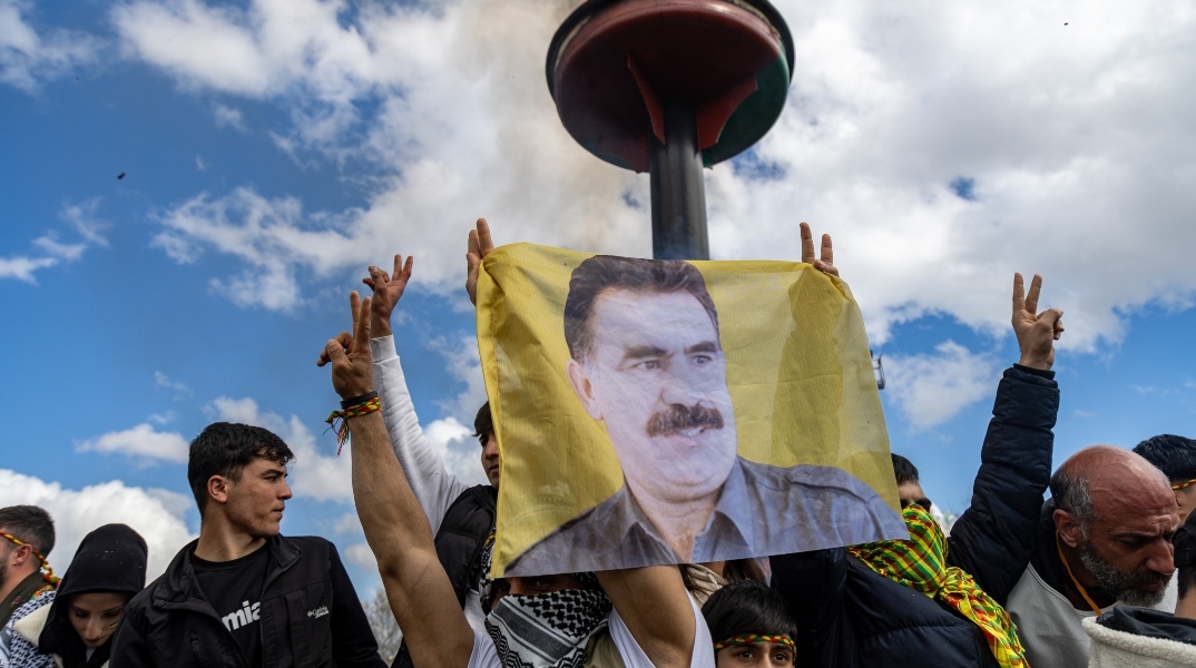 διαδηλωτες, σημαιες