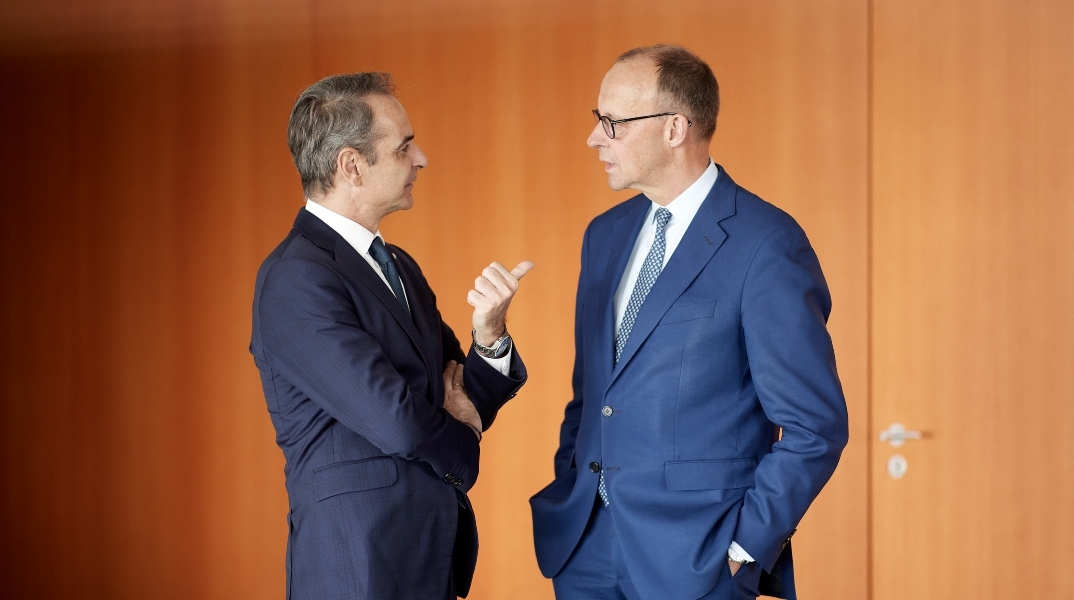 Μητσοτάκης και Μέρτς στο Βερολίνο 