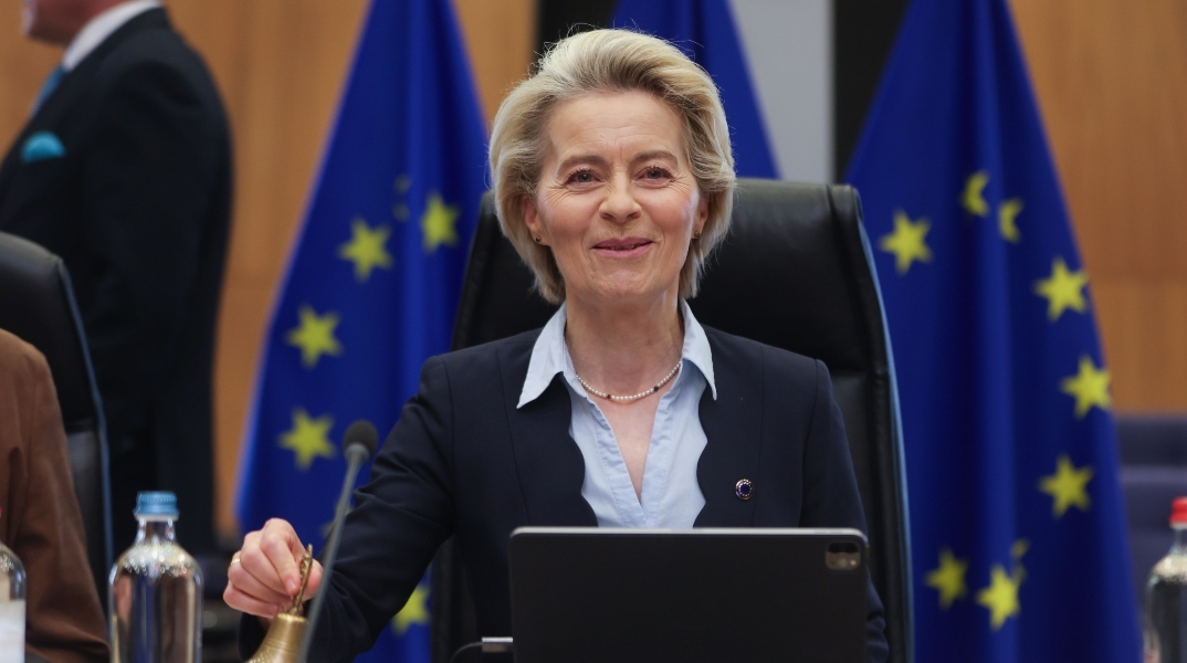 Η πρόεδρος της Ευρωπαϊκής Επιτροπής Ούρσουλα Φον ντερ Λάιεν 
