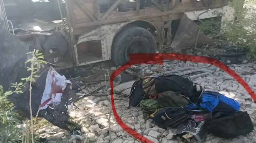 συντριμμια, λεωφορειο