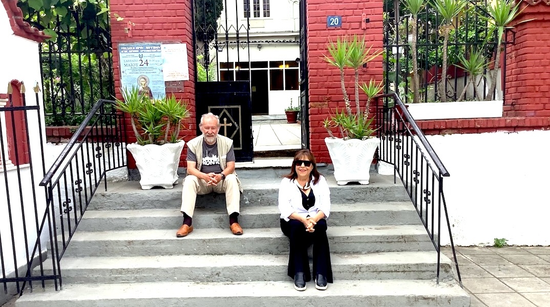 Η Λένα Καλαϊτζή-Οφλίδη και ο Σίμος Οφλίδης