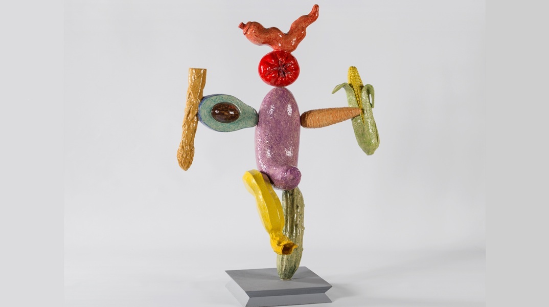 Διονύσης Καβαλλιεράτος,  «Κολοκυθάκης» από την  έκθεση «Μuddy mood» στην Γκαλερί Ζουμπουλάκη