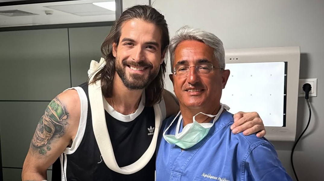 Ο Άρης Μουγκοπέτρος ευχαριστεί τους γιατρούς για τη βοήθειά τους