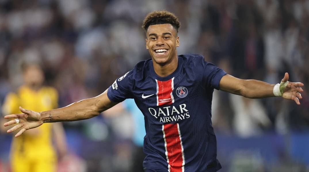 Champions League, ποδοσφαιριστης πανηγυριζει