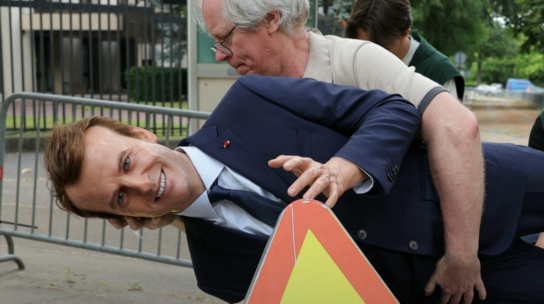  Το κέρινο ομοίωμα του Εμανουέλ Μακρόν