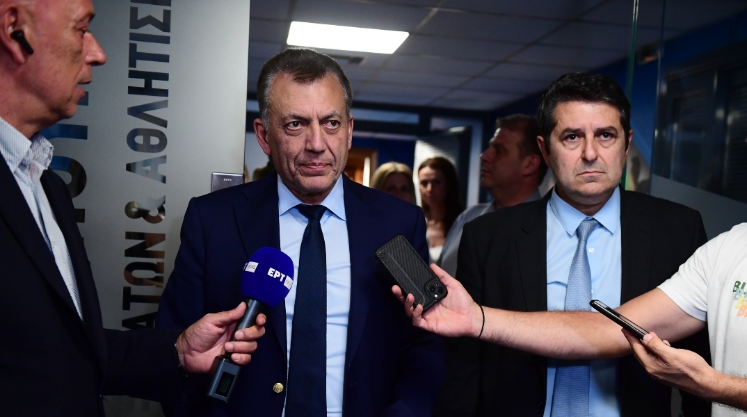 Ο Αναπληρωτής Υπουργός Αθλητισμού, Γιάννης Βρούτσης