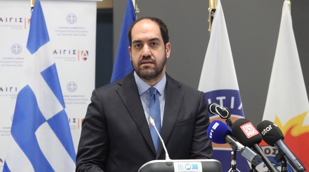 Ο υπουργός Κλιματικής Κρίσης και Πολιτικής Προστασίας, Γιάννης Κεφαλογιάννης