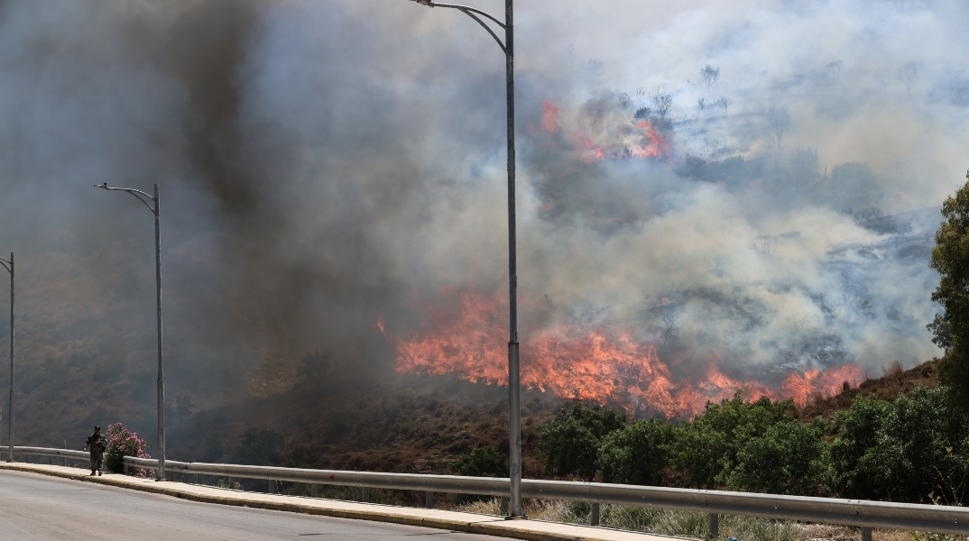 Πυρκαγιά στη Χίο