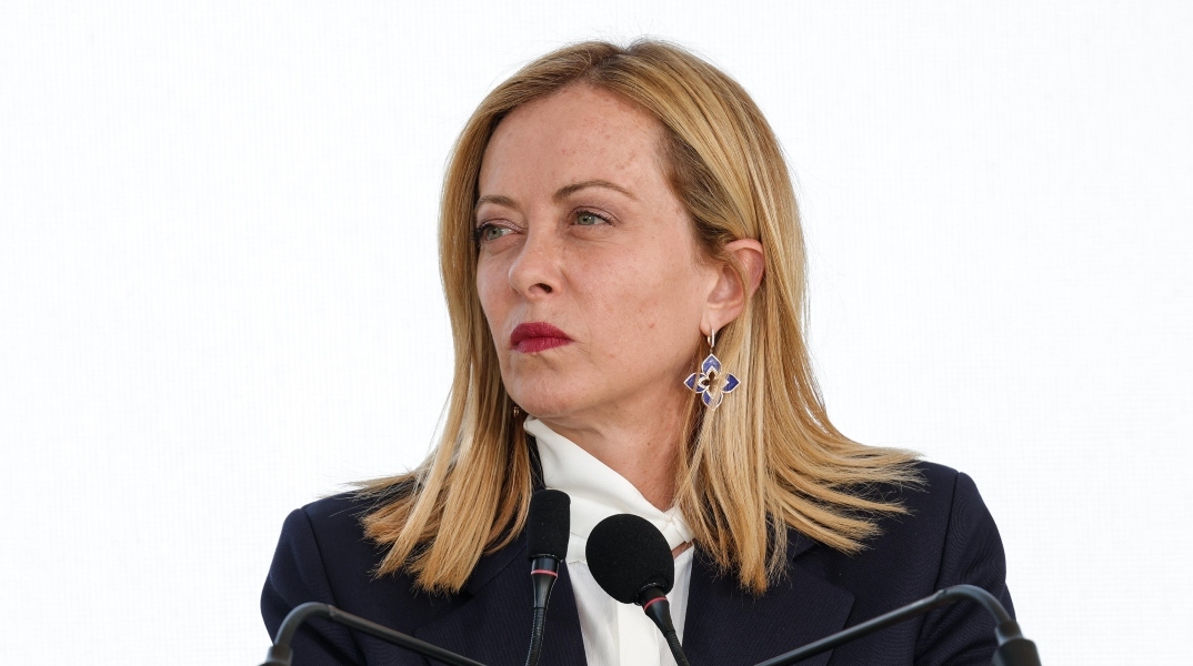η Ιταλίδα πρωθυπουργός Τζόρτζια Μελόνι 