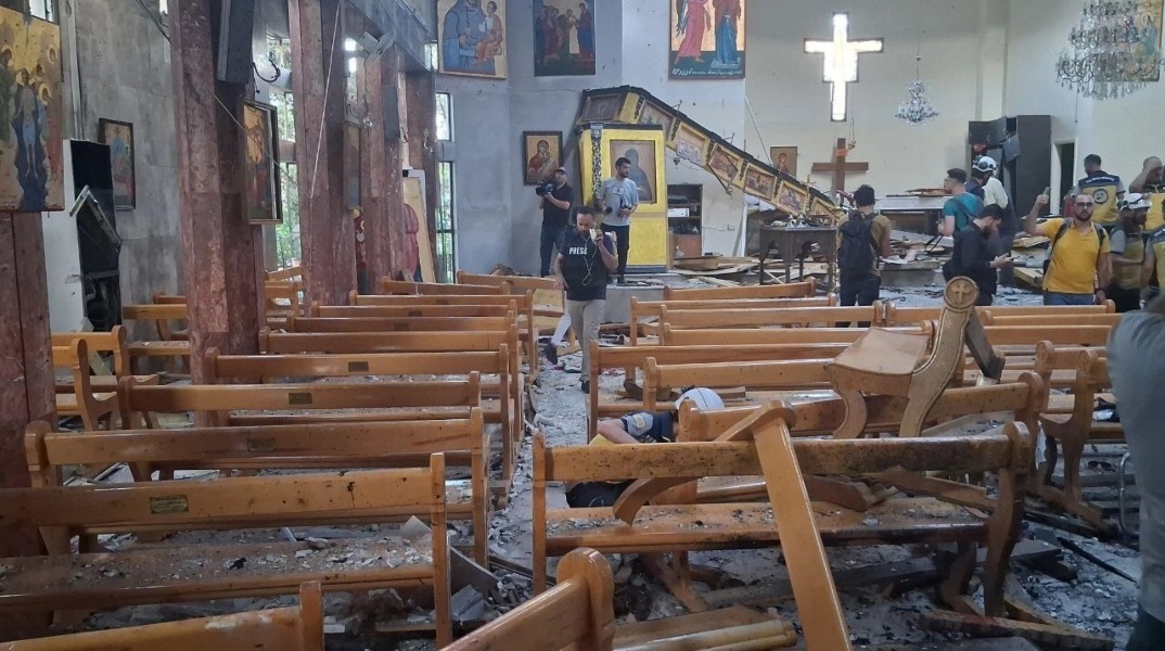 Συρία, κατεστραμμενη εκκλησια