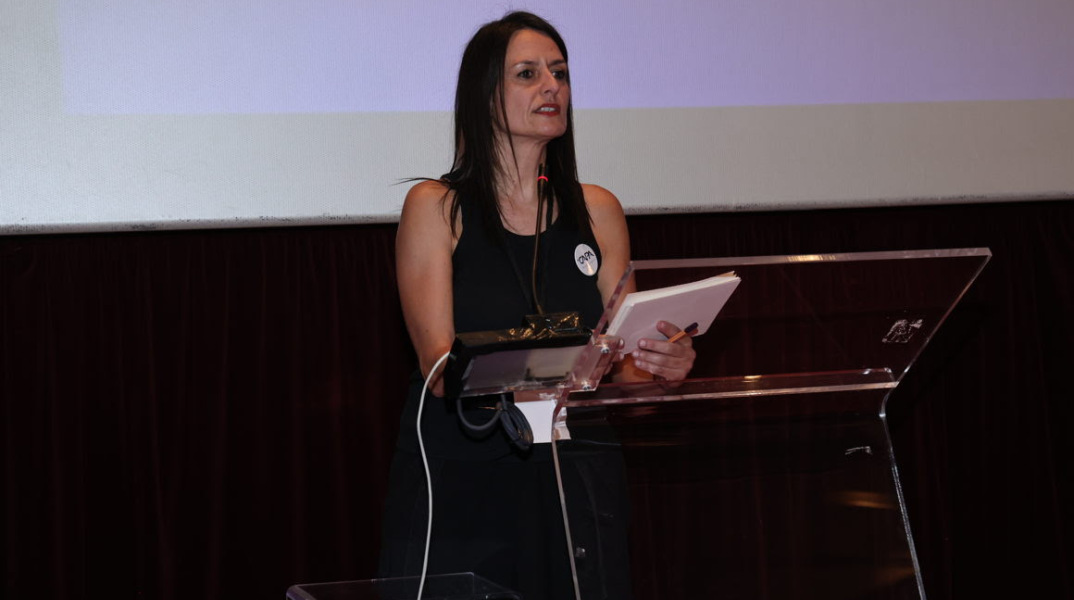 Η Πρόεδρος της CAPA, Ανθή Τροκούδη κατά την έναρξη του πρώτου event "CAPAcities"