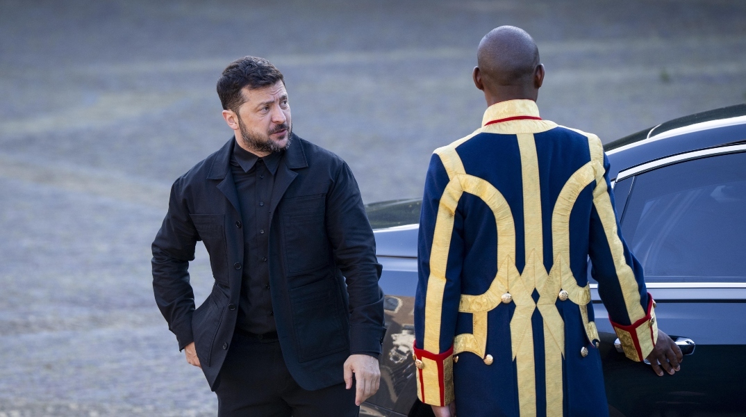 Ο Βολοντίμιρ Ζελένσκι στη Χάγη