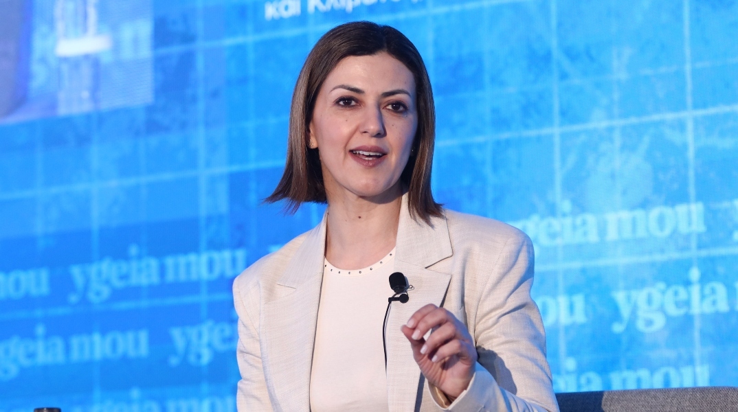Η αναπληρώτρια υπουργός Υγείας Ειρήνη Αγαπηδάκη 